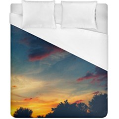 Muted Sunset Duvet Cover (california King Size) by okhismakingart