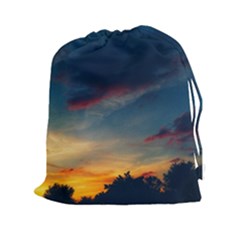 Muted Sunset Drawstring Pouch (xxl) by okhismakingart