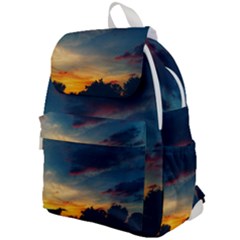 Muted Sunset Top Flap Backpack