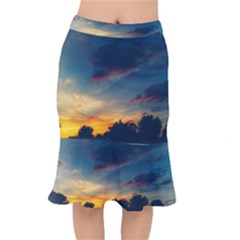 Muted Sunset Mermaid Skirt by okhismakingart