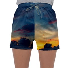 Muted Sunset Sleepwear Shorts by okhismakingart