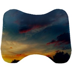 Muted Sunset Head Support Cushion by okhismakingart