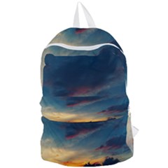 Muted Sunset Foldable Lightweight Backpack by okhismakingart