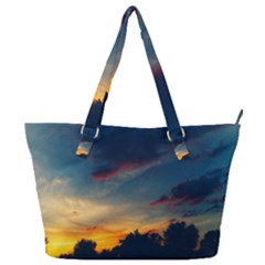 Muted Sunset Full Print Shoulder Bag by okhismakingart