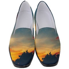 Muted Sunset Women s Classic Loafer Heels by okhismakingart