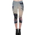 Hazy Thistles Capri Leggings  View1