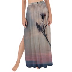 Hazy Thistles Maxi Chiffon Tie-up Sarong by okhismakingart