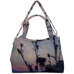 Hazy Thistles Double Compartment Shoulder Bag