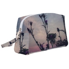 Hazy Thistles Wristlet Pouch Bag (large)