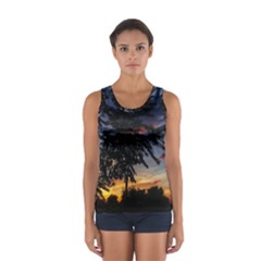 Sumac Sunset Sport Tank Top  by okhismakingart