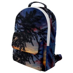 Sumac Sunset Flap Pocket Backpack (small) by okhismakingart