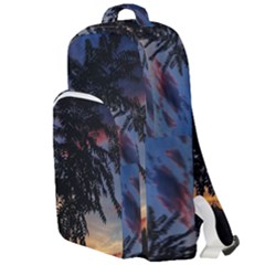 Sumac Sunset Double Compartment Backpack by okhismakingart