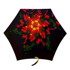 Neon Cone Flower Mini Folding Umbrellas by okhismakingart