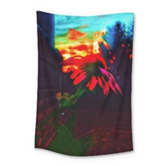 Neon Cone Flower Small Tapestry by okhismakingart