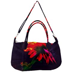 Neon Cone Flower Removal Strap Handbag