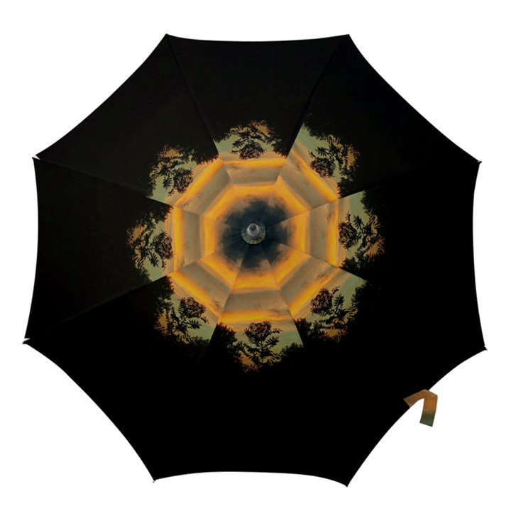 Pale Orange Sunset Hook Handle Umbrellas (Small)