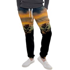 Pale Orange Sunset Men s Jogger Sweatpants