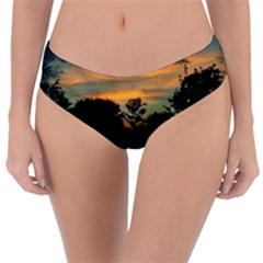 Pale Orange Sunset Reversible Classic Bikini Bottoms by okhismakingart