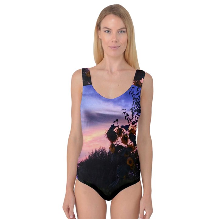 Sunflower Sunset II Princess Tank Leotard 