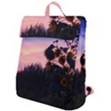 Sunflower Sunset II Flap Top Backpack View1