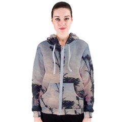 Hazy Thistles Women s Zipper Hoodie by okhismakingart