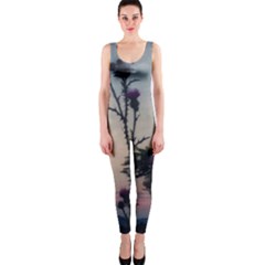 Hazy Thistles One Piece Catsuit by okhismakingart