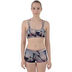 Hazy Thistles Perfect Fit Gym Set by okhismakingart