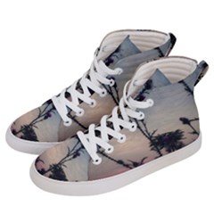 Hazy Thistles Women s Hi-top Skate Sneakers by okhismakingart