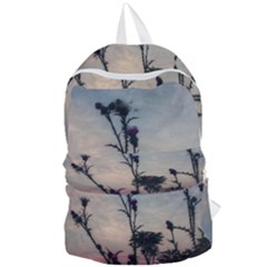 Hazy Thistles Foldable Lightweight Backpack by okhismakingart