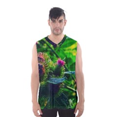 Bur Flowers Men s Basketball Tank Top by okhismakingart