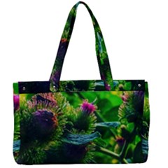 Bur Flowers Canvas Work Bag