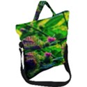 Bur Flowers Fold Over Handle Tote Bag View1