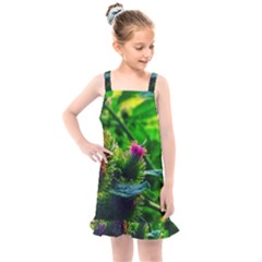 Bur Flowers Kids  Overall Dress by okhismakingart