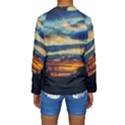 Blue Sunset Kids  Long Sleeve Swimwear View2