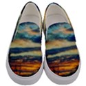 Blue Sunset Men s Canvas Slip Ons View1