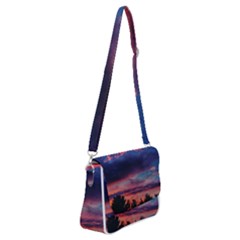 Afternoon Majesty Shoulder Bag With Back Zipper