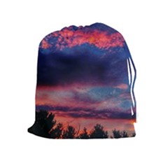 Afternoon Majesty Drawstring Pouch (xl) by okhismakingart