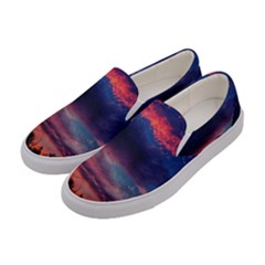 Afternoon Majesty Women s Canvas Slip Ons by okhismakingart