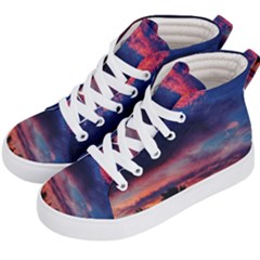 Afternoon Majesty Kids  Hi-top Skate Sneakers by okhismakingart