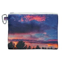 Afternoon Majesty Canvas Cosmetic Bag (xl) by okhismakingart