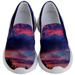 Afternoon Majesty Kids  Lightweight Slip Ons by okhismakingart