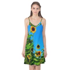 Bright Sunflowers Camis Nightgown by okhismakingart