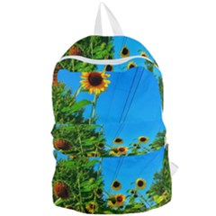 Bright Sunflowers Foldable Lightweight Backpack by okhismakingart