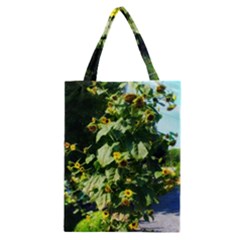 Big Sunflowers Classic Tote Bag by okhismakingart