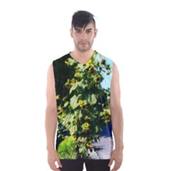 Big Sunflowers Men s Basketball Tank Top by okhismakingart