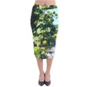 Big Sunflowers Velvet Midi Pencil Skirt View1