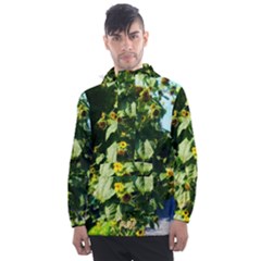 Big Sunflowers Men s Front Pocket Pullover Windbreaker