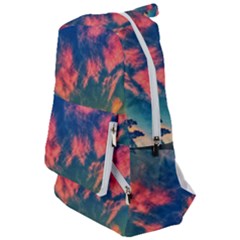 Brushstroke Skies Travelers  Backpack by okhismakingart