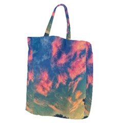 Brushstroke Skies Giant Grocery Tote by okhismakingart