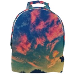 Brushstroke Skies Mini Full Print Backpack by okhismakingart